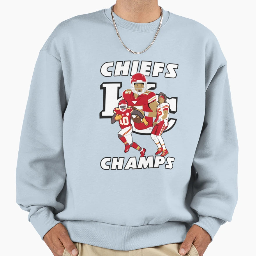 Mahomes Mahomes And TH Kcc Sweatshirt - Streetwear Style for Adults - T-Shirt, Sweatshirt, Hoodie