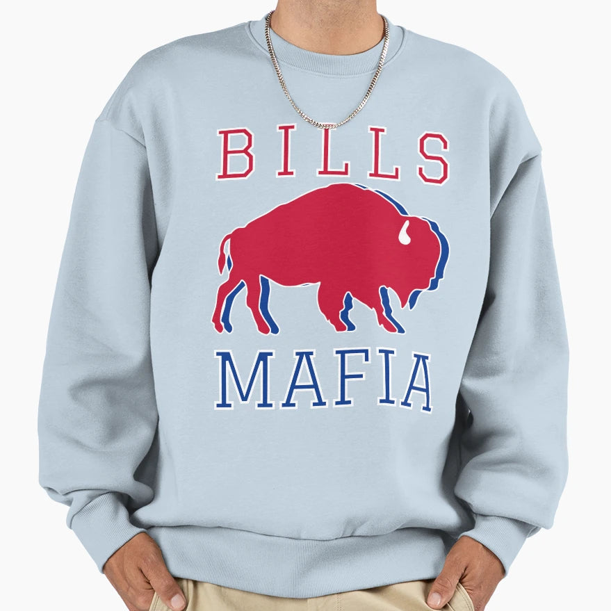 Buffalo Bills Mafia New York Sweatshirt - Fun Novelty Design Men Women - T-Shirt, Sweatshirt, Hoodie