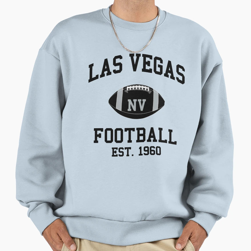 Las Vegas Football Sweatshirt - Casual Everyday Wear Men Women - T-Shirt, Sweatshirt, Hoodie