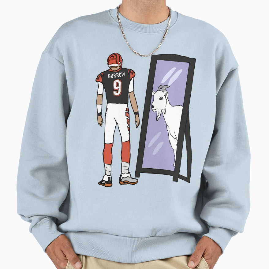 JB Mirror Goat Sweatshirt - Minimalist Print Unisex - T-Shirt, Sweatshirt, Hoodie
