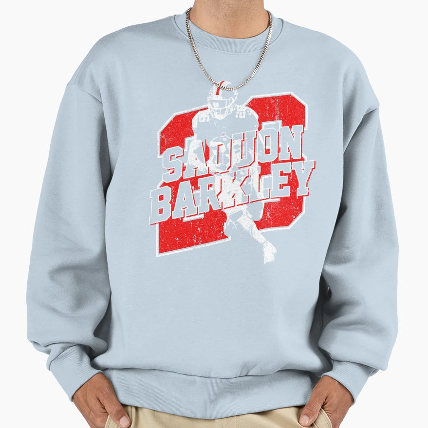 Saquon Sweatshirt - Trendy Graphic Men Women - T-Shirt, Sweatshirt, Hoodie