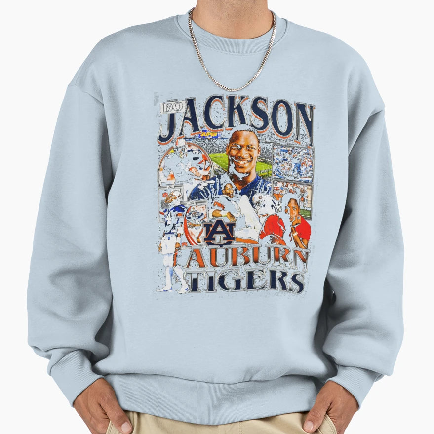 Bo Jackson College Bootleg Sweatshirt - Minimalist Print Men Women - T-Shirt, Sweatshirt, Hoodie