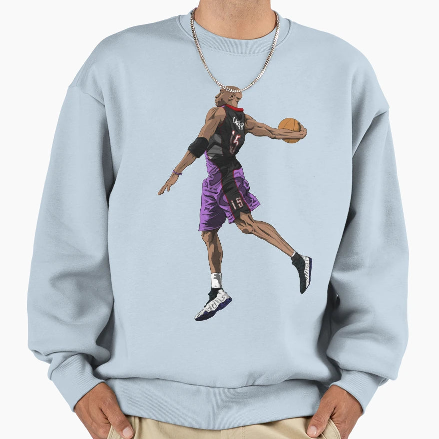 Vince Carter 15 Best Dunk Basketball Sweatshirt - Trendy Graphic Unisex - T-Shirt, Sweatshirt, Hoodie