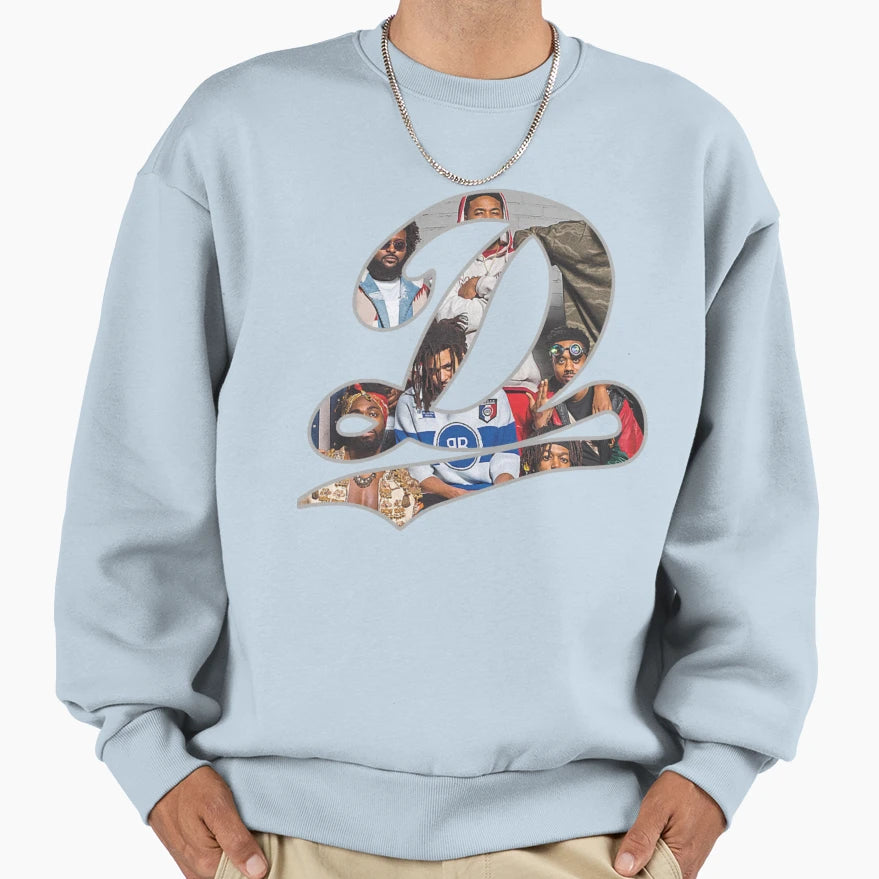 Dreamville Crew Logo Sweatshirt - Novelty Apparel for Adults - T-Shirt, Sweatshirt, Hoodie
