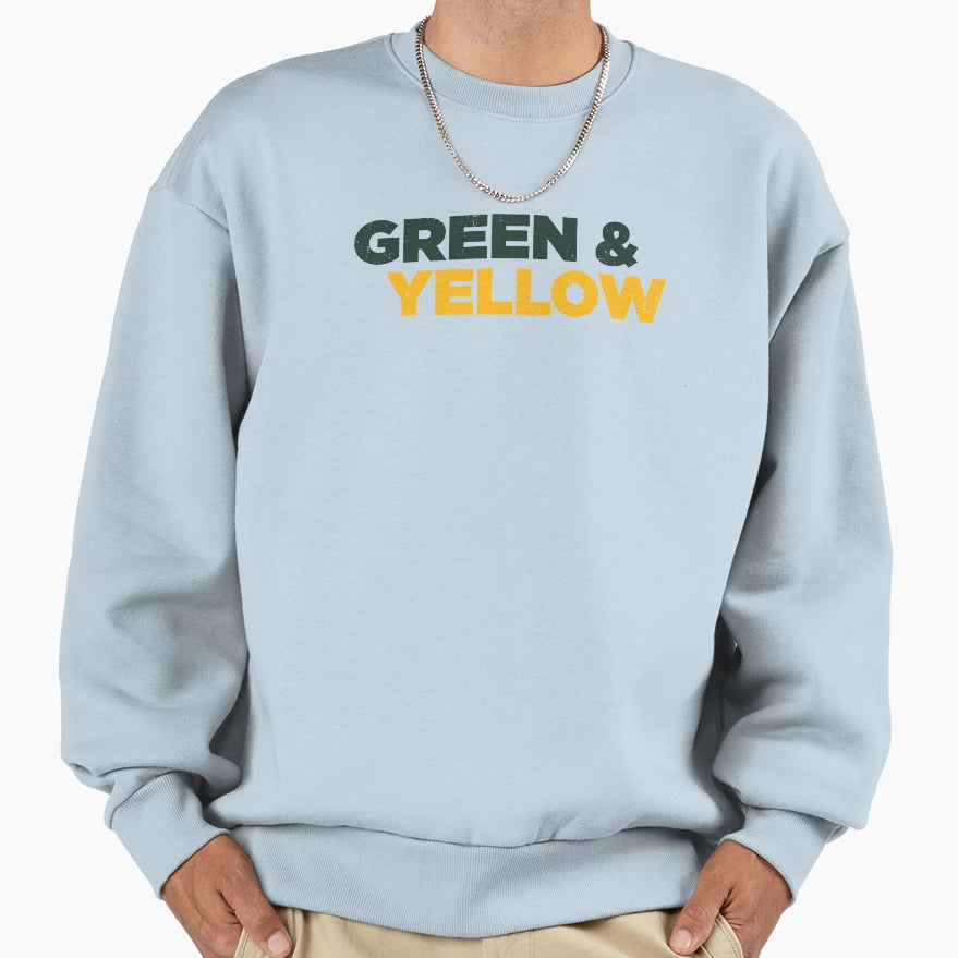 Green Bay Packers Green And Sweatshirt - Casual Everyday Wear Men Women - T-Shirt, Sweatshirt, Hoodie