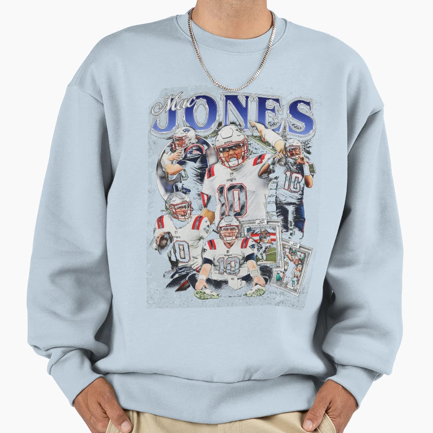 Mac Jones Bootleg Sweatshirt - Trendy Graphic Unisex - T-Shirt, Sweatshirt, Hoodie