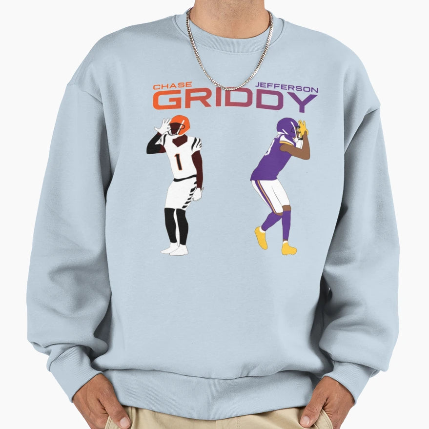 Griddy Sweatshirt - Custom Art Print Men Women - T-Shirt, Sweatshirt, Hoodie