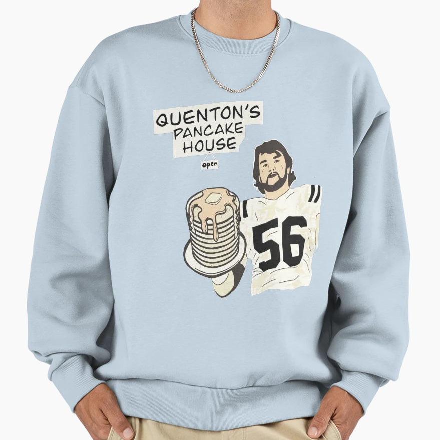 Quenton Nelson 56 Pancake House Sweatshirt - Trendy Graphic Men Women - T-Shirt, Sweatshirt, Hoodie