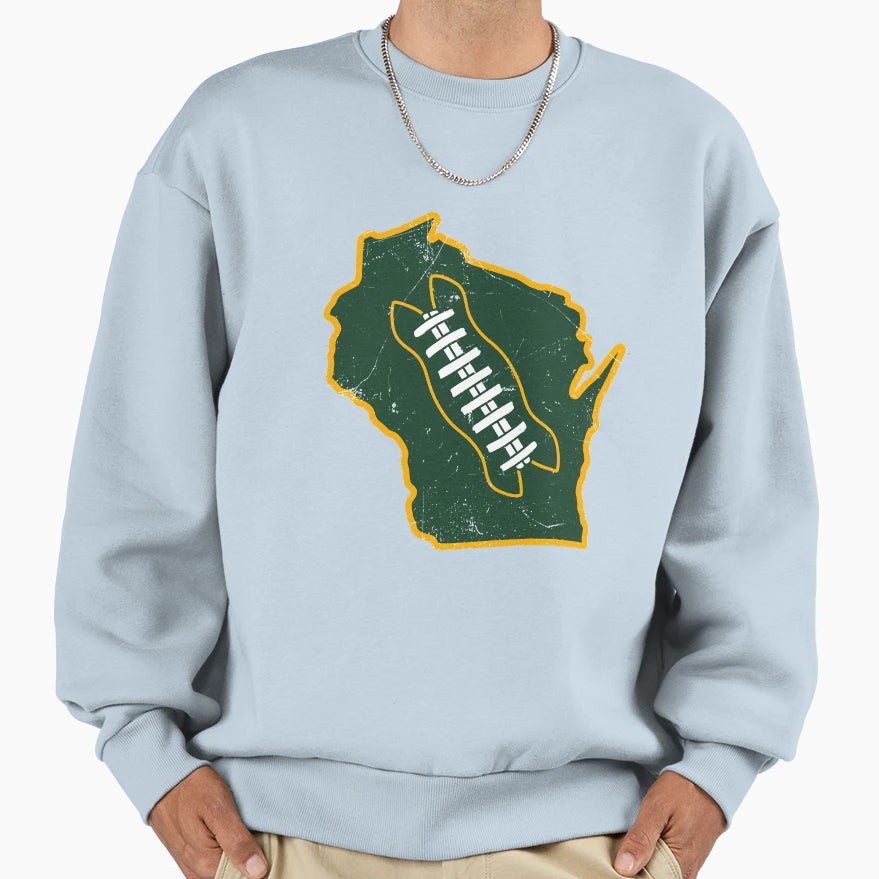 Wisconsin Football White T-Shirt - Unique Graphic Unisex - T-Shirt, Sweatshirt, Hoodie
