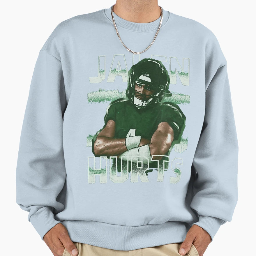 Touchdown Sports Player 1 Sweatshirt - Fun Novelty Design for Adults - T-Shirt, Sweatshirt, Hoodie