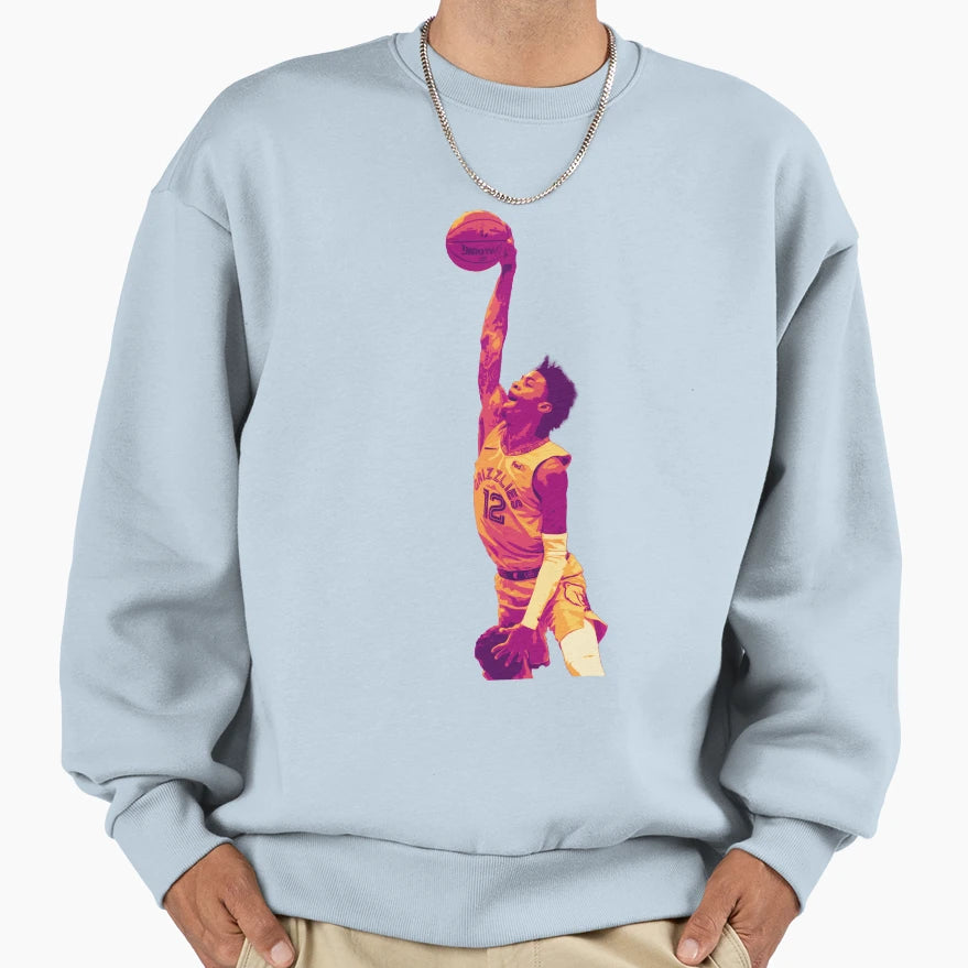 Ja Morant Dunk Sweatshirt - Unique Graphic Men Women - T-Shirt, Sweatshirt, Hoodie