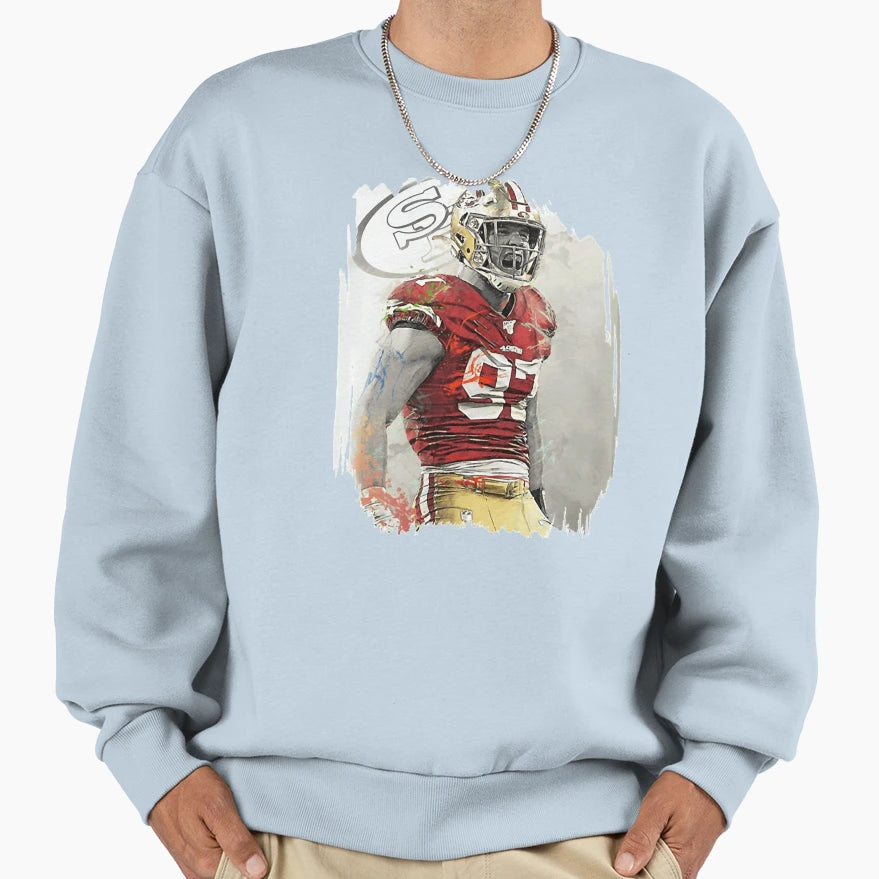 Player 97 Defensive End Touchdown 2 Sweatshirt - Streetwear Style Unisex - T-Shirt, Sweatshirt, Hoodie