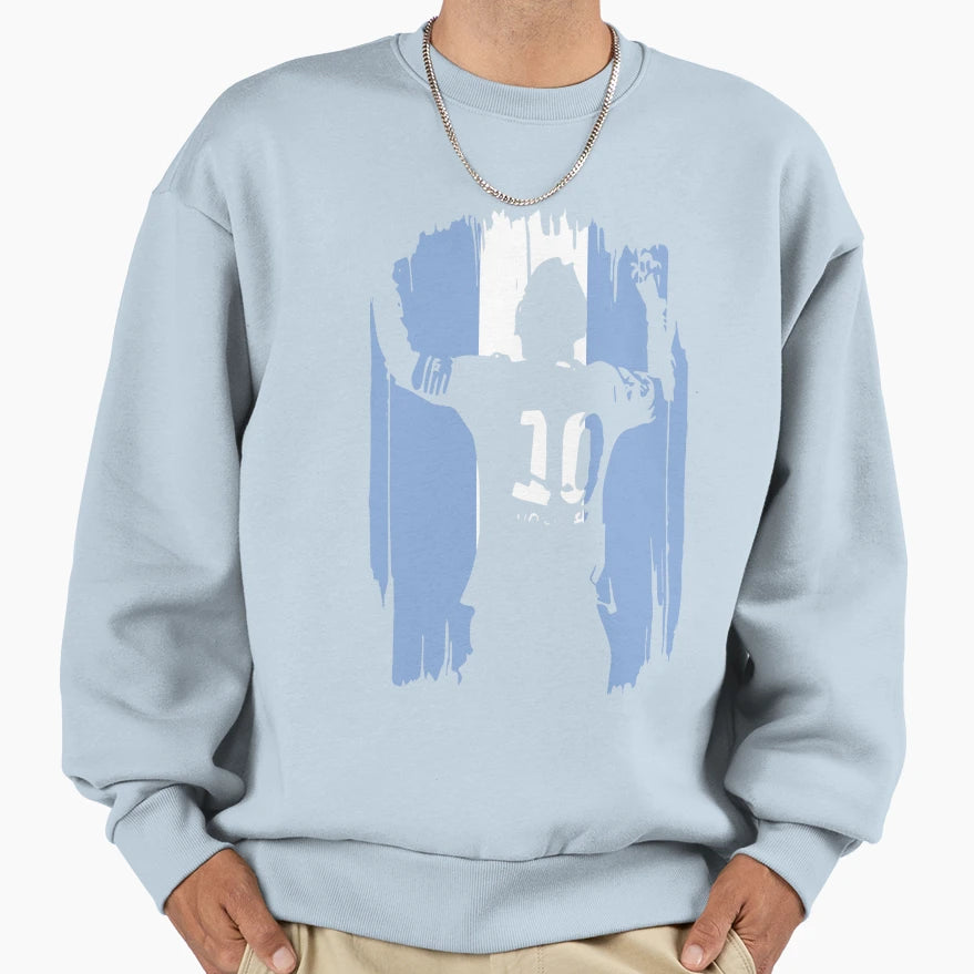 Argentina World Champs Messi Number Sweatshirt - Graphic Print for Adults - T-Shirt, Sweatshirt, Hoodie