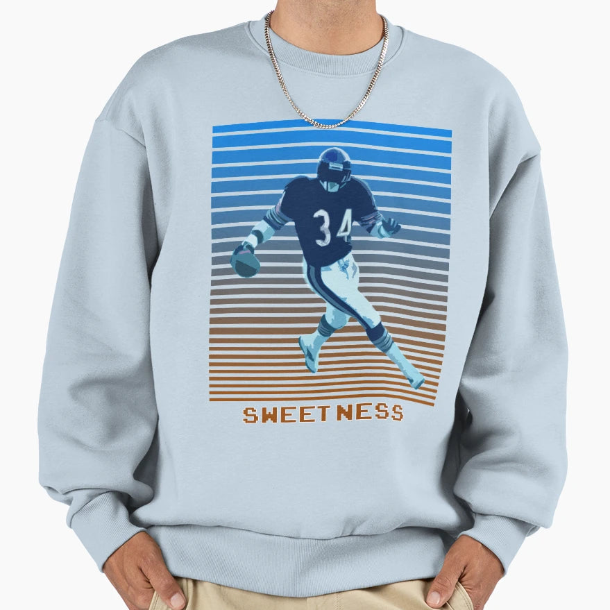 Walter Payton Sweetness Sweatshirt - Casual Everyday Wear Unisex - T-Shirt, Sweatshirt, Hoodie