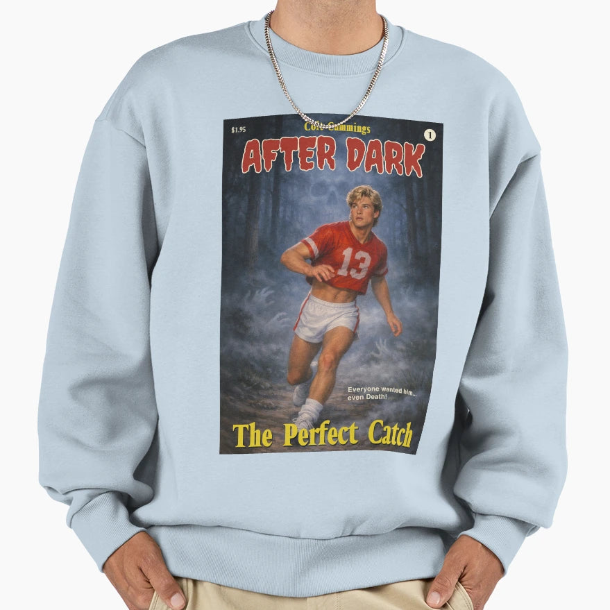 After Dark Book One Catch Sweatshirt - Minimalist Print for Adults - T-Shirt, Sweatshirt, Hoodie