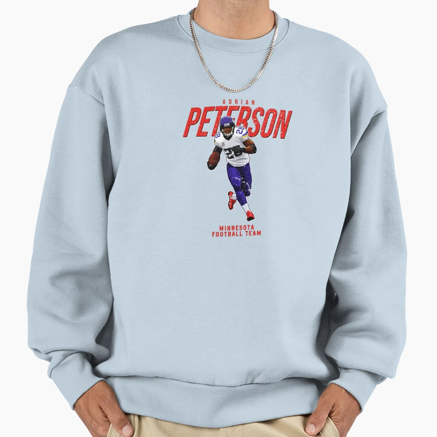 Adrian Peterson Drives 28 Sweatshirt - Custom Art Print for Adults - T-Shirt, Sweatshirt, Hoodie