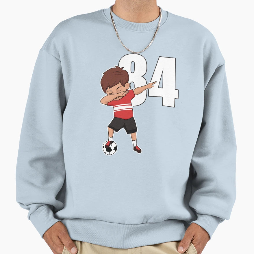 Awesome Soccer Player Number 84 Sweatshirt - Trendy Graphic for Adults - T-Shirt, Sweatshirt, Hoodie