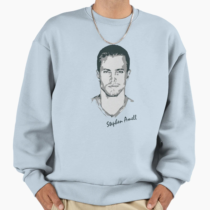 Stephen Amell Sweatshirt - Streetwear Style for Adults - T-Shirt, Sweatshirt, Hoodie