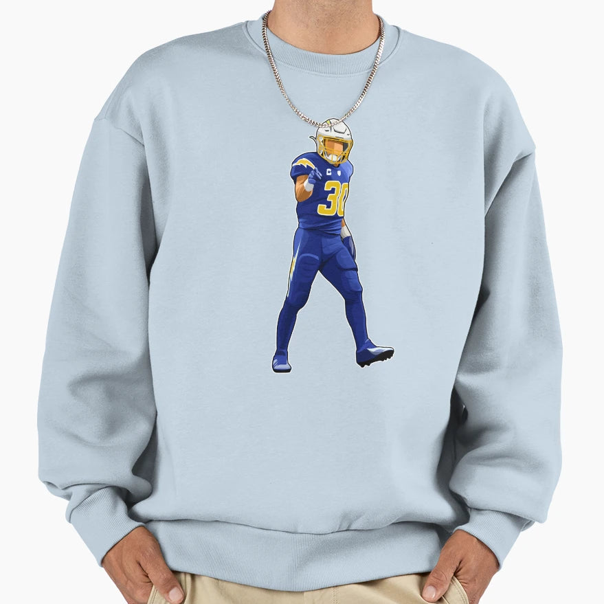 Austin Ekeler 30 Action Sweatshirt - Aesthetic Graphic for Adults - T-Shirt, Sweatshirt, Hoodie