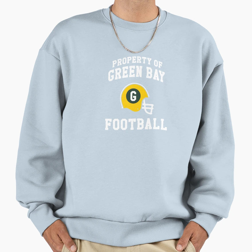 Property Green Bay Football Team Sweatshirt - Aesthetic Graphic Unisex - T-Shirt, Sweatshirt, Hoodie