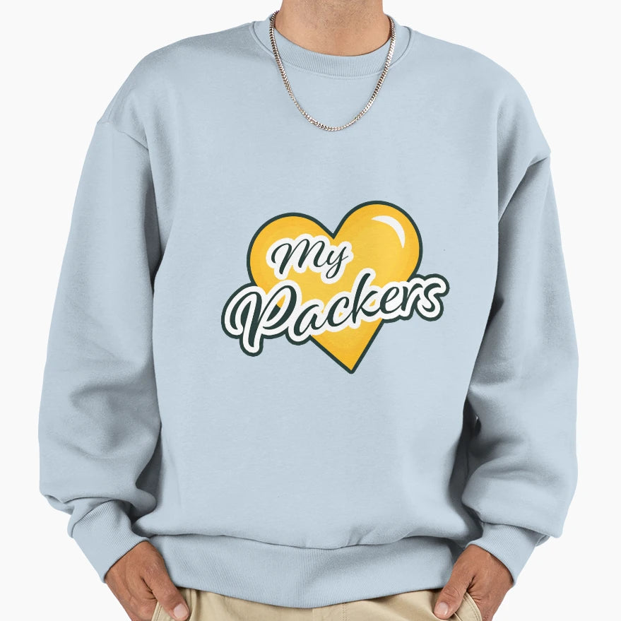 Coeur My Green Bay Packers Sweatshirt - Streetwear Style Men Women - T-Shirt, Sweatshirt, Hoodie