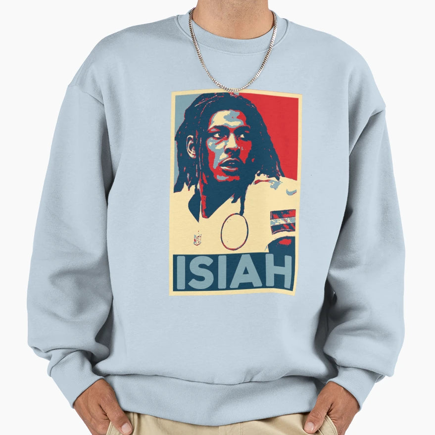 Isiah Pacheco Sweatshirt - Aesthetic Graphic Unisex - T-Shirt, Sweatshirt, Hoodie