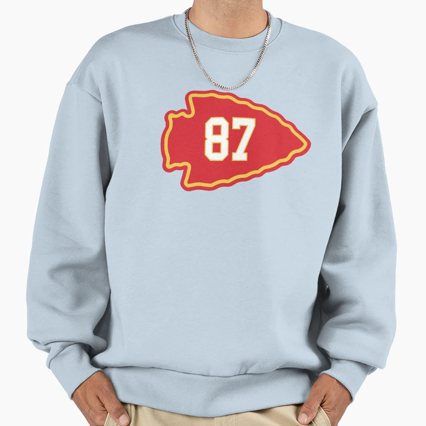 87 Kelce Sweatshirt - Fun Novelty Design for Adults - T-Shirt, Sweatshirt, Hoodie