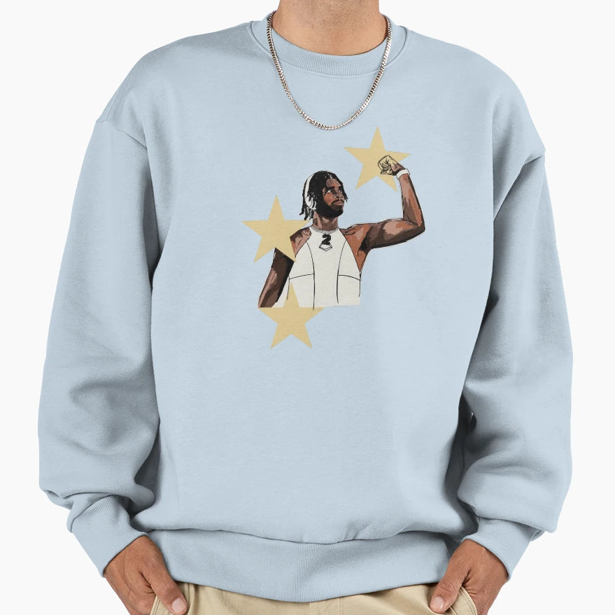 Shedeur Sanders 2Legendary Sketch Sweatshirt - Novelty Apparel Men Women - T-Shirt, Sweatshirt, Hoodie