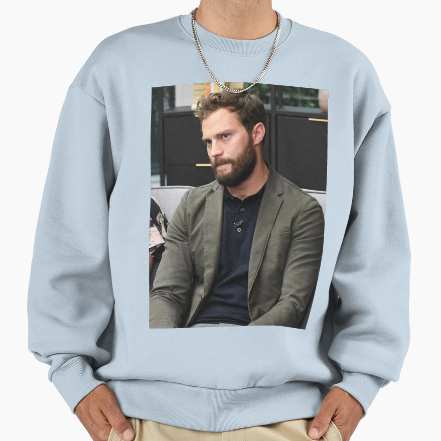 Jamie Dornan Art Sweatshirt - Casual Everyday Wear Unisex - T-Shirt, Sweatshirt, Hoodie
