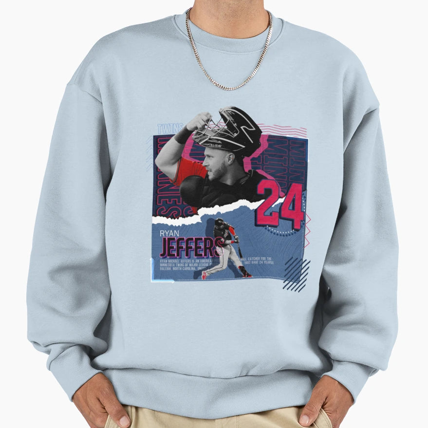 Ryan Jeffers Baseball Sweatshirt - Casual Everyday Wear for Adults - T-Shirt, Sweatshirt, Hoodie