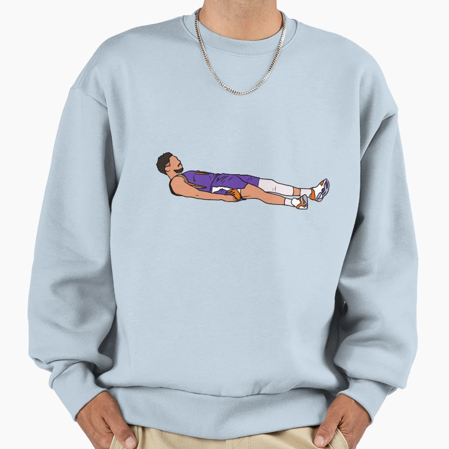 Devin Booker Game Winner Celebration Sweatshirt - Unique Graphic Unisex - T-Shirt, Sweatshirt, Hoodie