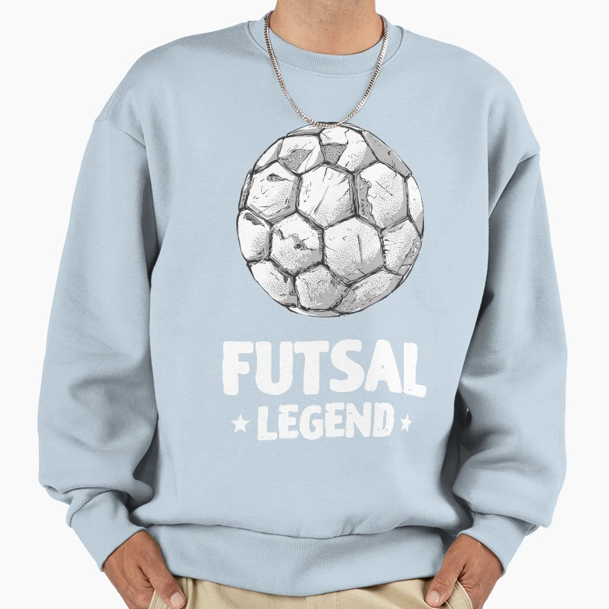 Futsal Legend Grunge Ball Art Sweatshirt - Unique Graphic Unisex - T-Shirt, Sweatshirt, Hoodie