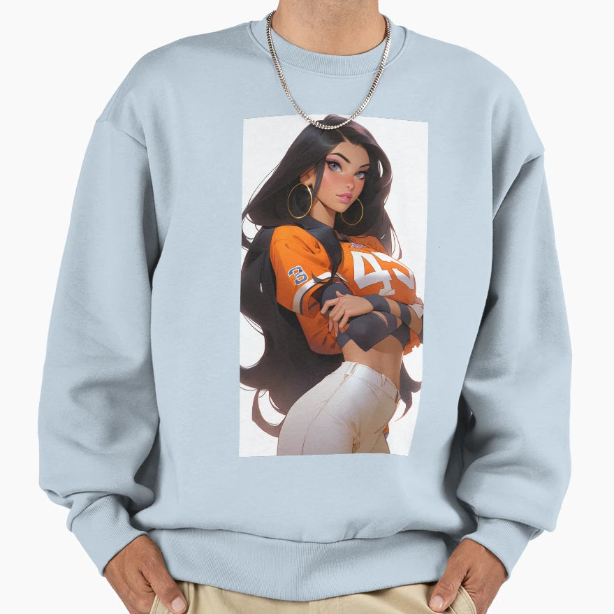 American Football Player Sweatshirt - Streetwear Style for Adults - T-Shirt, Sweatshirt, Hoodie