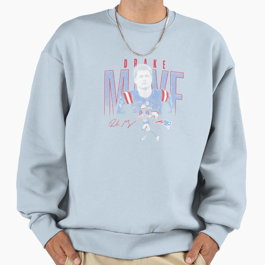 Drake Maye Patriots Sweatshirt - Unique Graphic Unisex - T-Shirt, Sweatshirt, Hoodie
