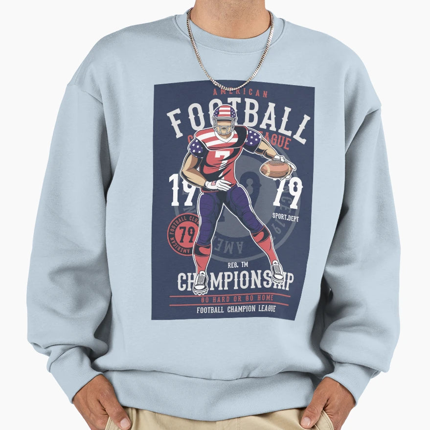 Football Sweatshirt - Streetwear Style for Adults - T-Shirt, Sweatshirt, Hoodie