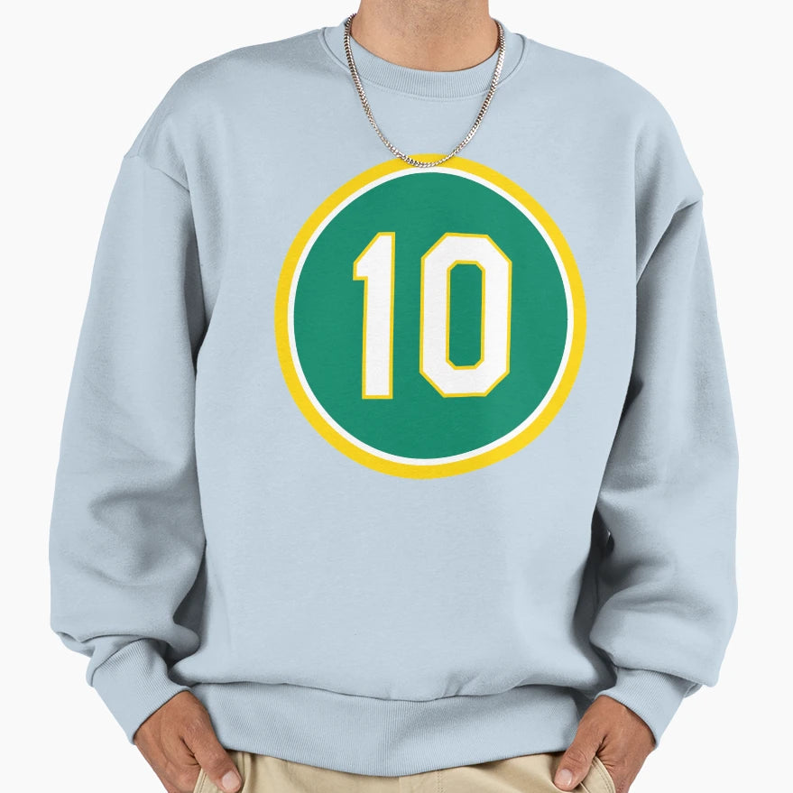 Marcus Semien 10 Jersey Number Sweatshirt - Aesthetic Graphic Unisex - T-Shirt, Sweatshirt, Hoodie