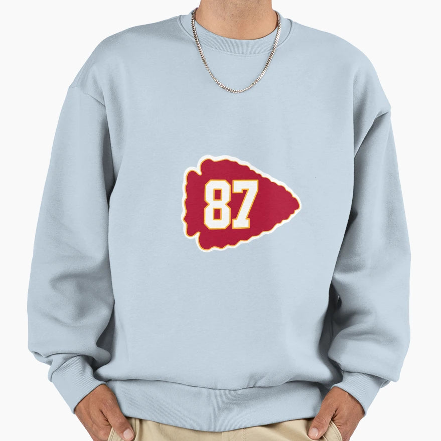 Kansas City Chiefs Arrowhead 87 Sweatshirt - Minimalist Print Men Women - T-Shirt, Sweatshirt, Hoodie