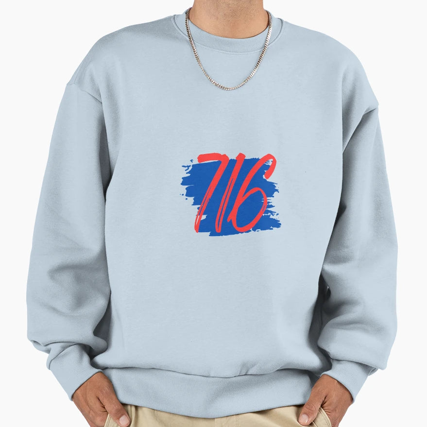 716 I Love Buffalo Sweatshirt - Fun Novelty Design Unisex - T-Shirt, Sweatshirt, Hoodie