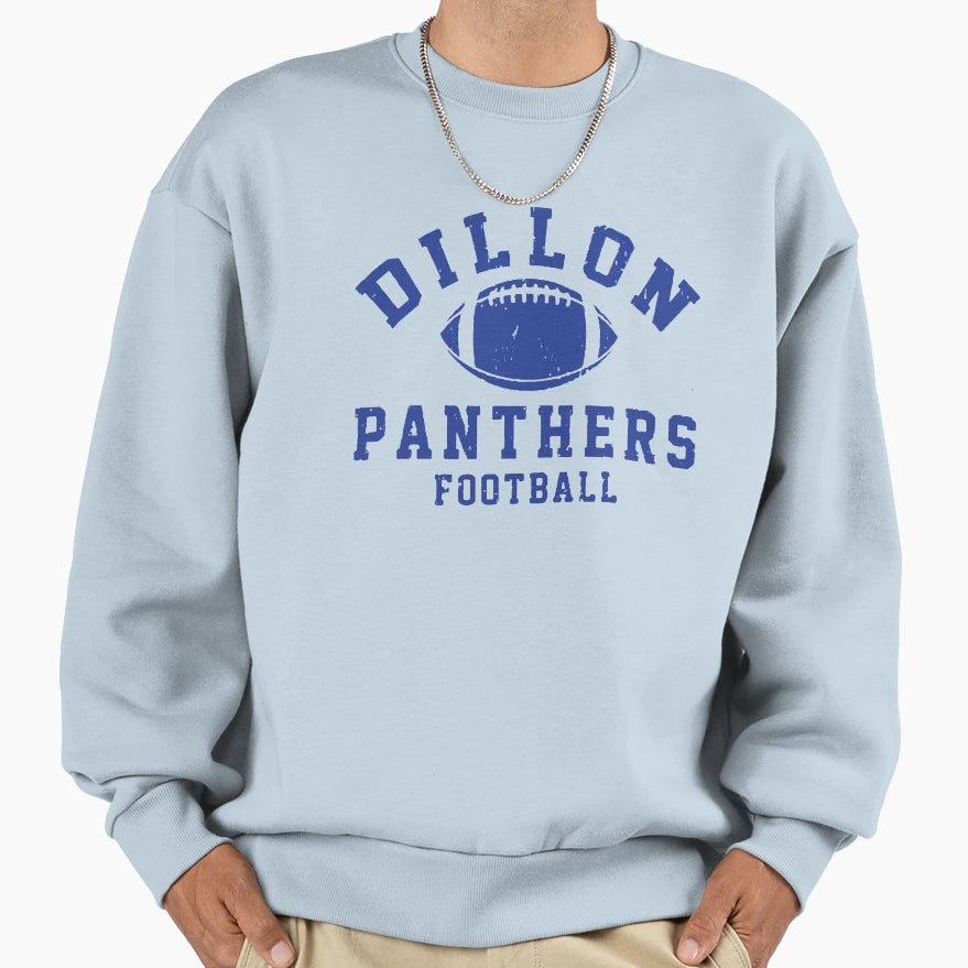 Dillon Panthers Football Logo Sweatshirt - Fun Novelty Design for Adults - T-Shirt, Sweatshirt, Hoodie