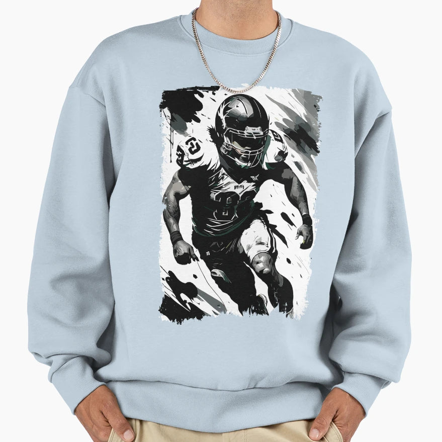 Nfl Football Player Portrait Sweatshirt - Novelty Apparel Men Women - T-Shirt, Sweatshirt, Hoodie