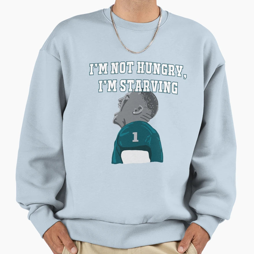 JH Im Starving Sweatshirt - Trendy Graphic Men Women - T-Shirt, Sweatshirt, Hoodie