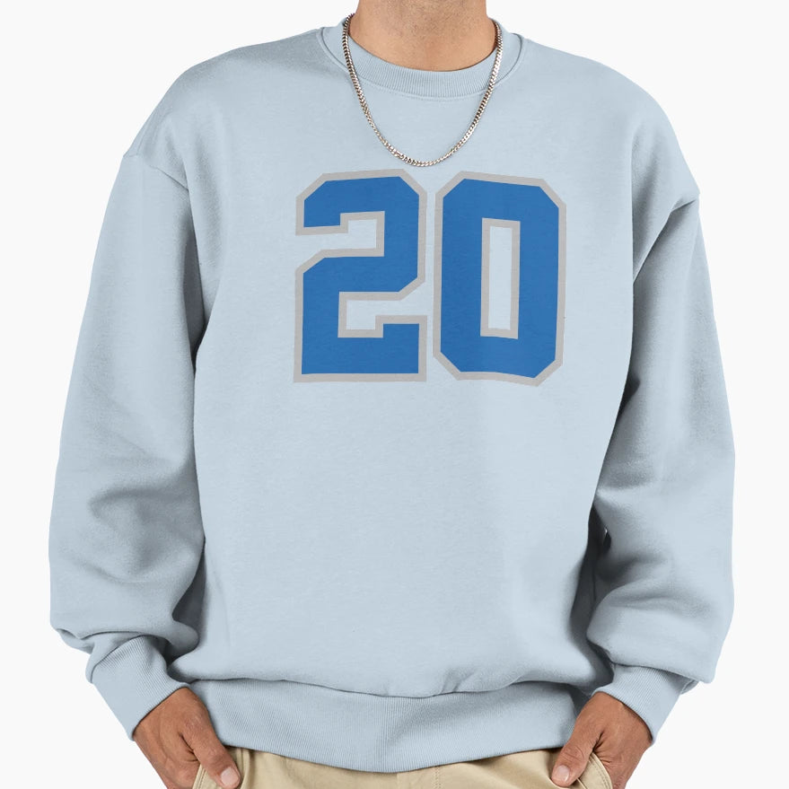 Barry Sanders 20 Sweatshirt - Trendy Graphic for Adults - T-Shirt, Sweatshirt, Hoodie