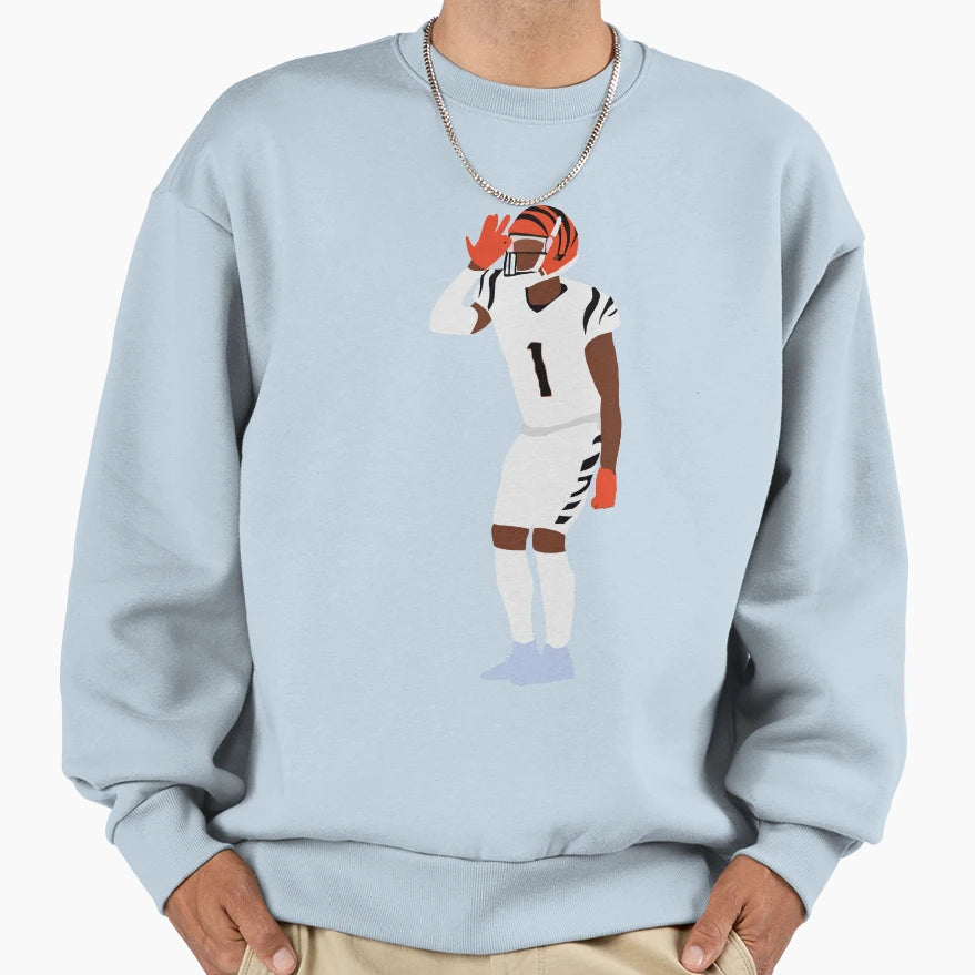Jamarr Chase Sweatshirt - Custom Art Print Unisex - T-Shirt, Sweatshirt, Hoodie