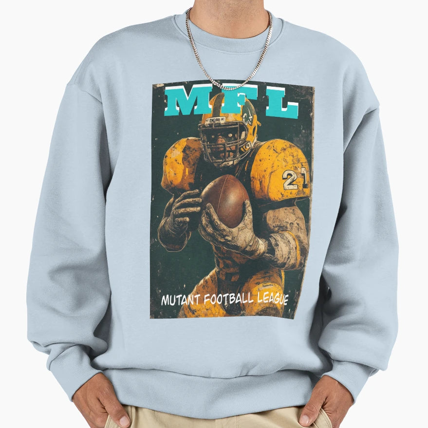 Mutant Football League Sweatshirt - Casual Everyday Wear for Adults - T-Shirt, Sweatshirt, Hoodie