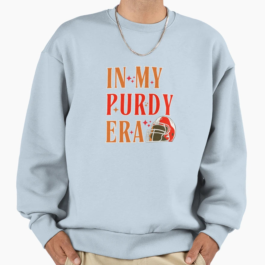 Iin My Purdy Era Sweatshirt - Trendy Graphic for Adults - T-Shirt, Sweatshirt, Hoodie