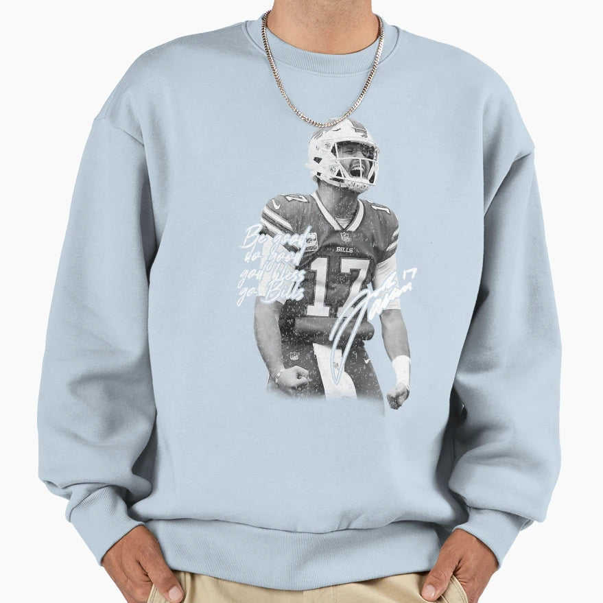 Buffalo Football JA Sweatshirt - Aesthetic Graphic Men Women - T-Shirt, Sweatshirt, Hoodie