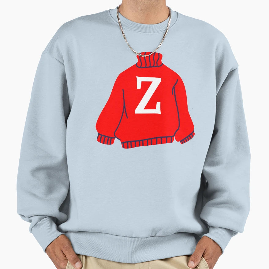Letter Sweatshirt - Graphic Print Unisex - T-Shirt, Sweatshirt, Hoodie
