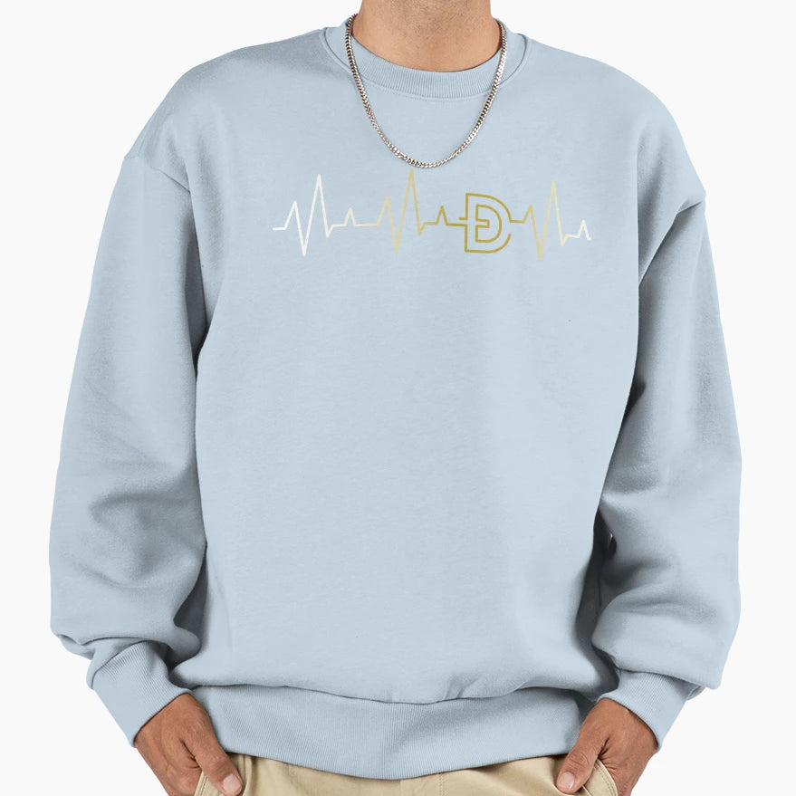 Doge Heartbeat V1 Sweatshirt - Streetwear Style Men Women - T-Shirt, Sweatshirt, Hoodie