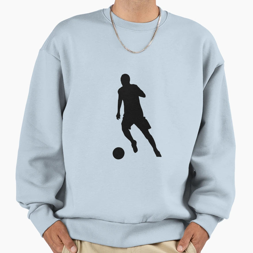 Playing Football Sweatshirt - Aesthetic Graphic for Adults - T-Shirt, Sweatshirt, Hoodie