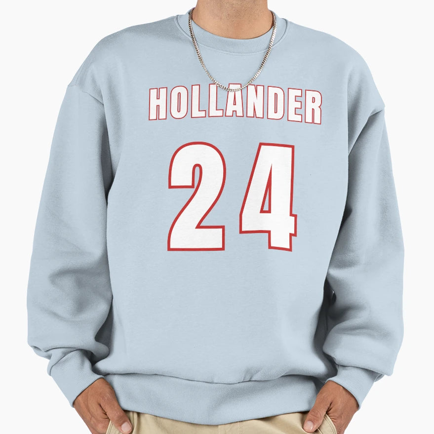 Hollander 24 Hockey Sweatshirt - Unique Graphic Men Women - T-Shirt, Sweatshirt, Hoodie
